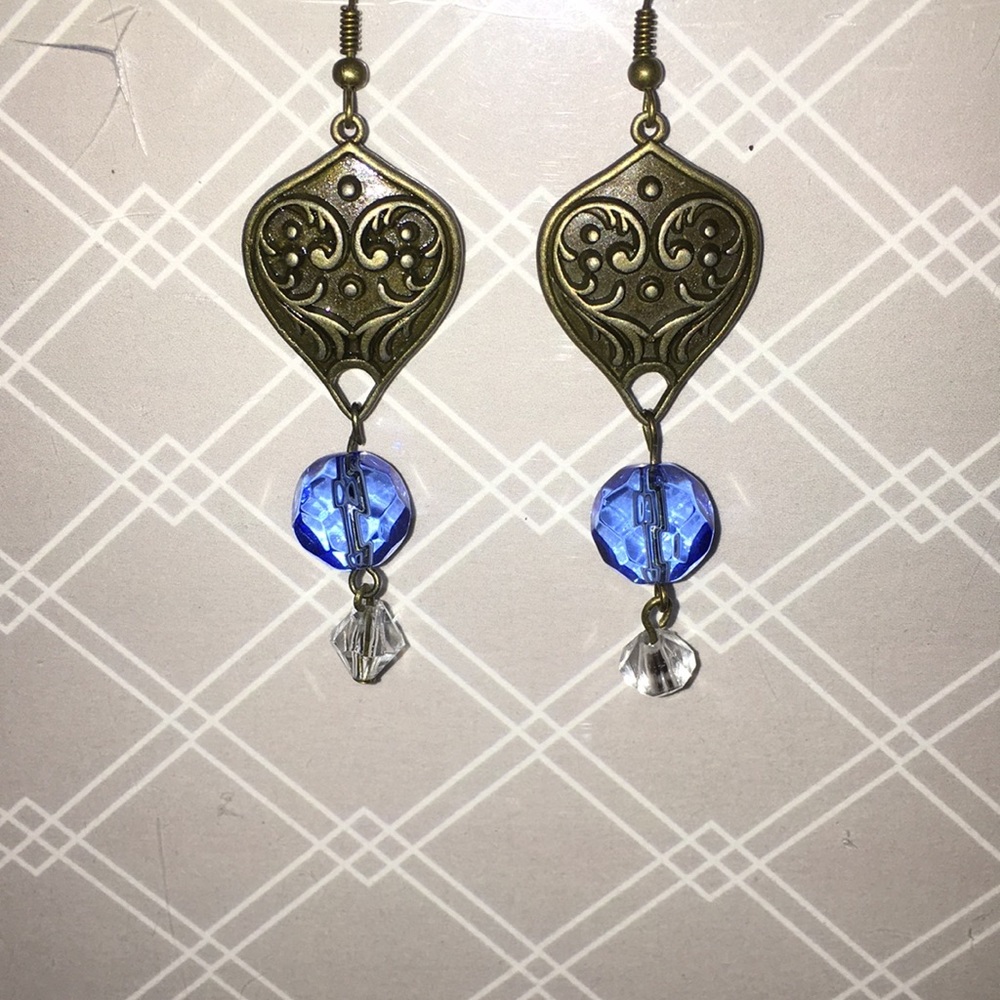Antique Bronze Chandelier earrings